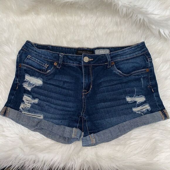 Aeropostale Pants - Aeropostale distressed MIDI Shorts